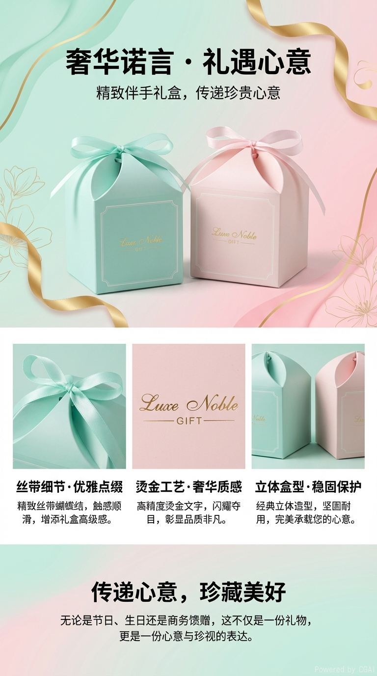 伴手礼礼品盒包装盒礼盒精美送礼盒装盒正六边形盒子详情1