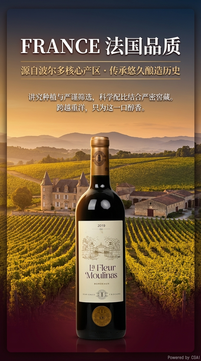 Red wine, dry red wine, 12 degrees, 750ml, rich and mellow, fruit-flavored, suitable for family consumption. 1659, 15293 pic 1