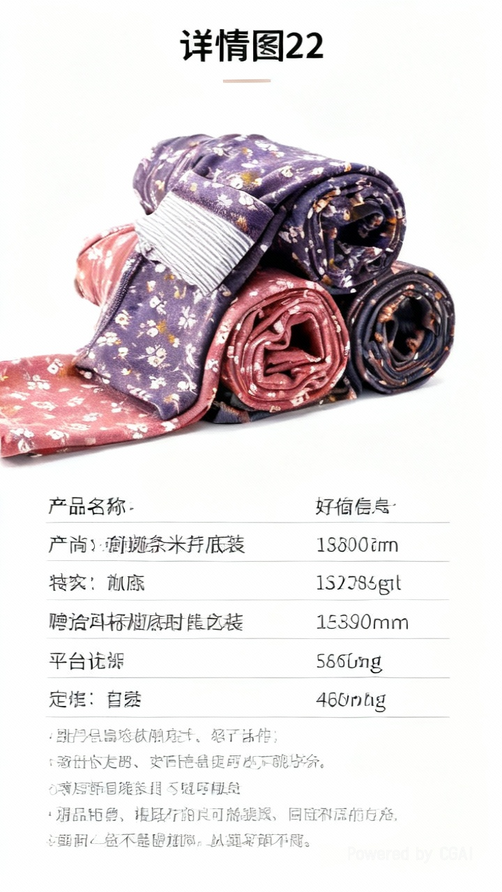 彩条德绒详情1