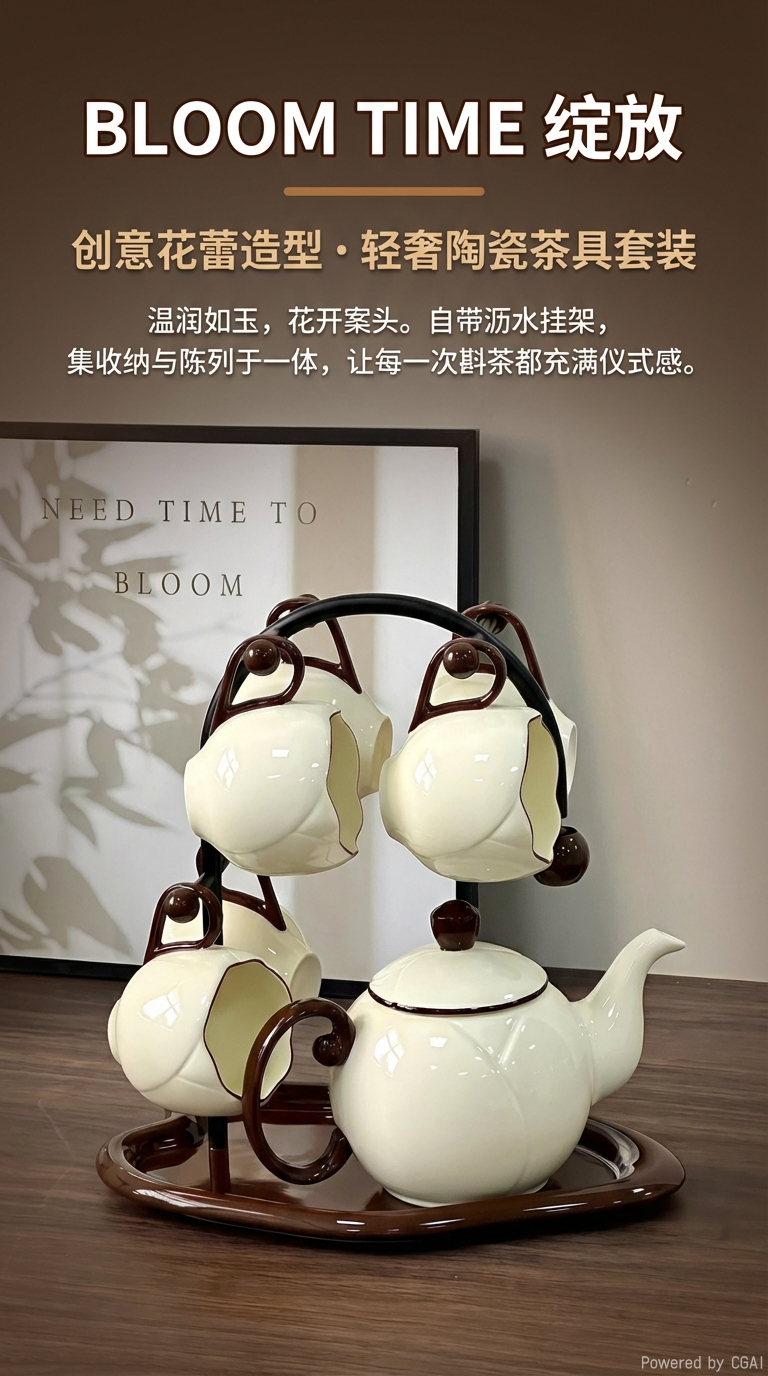 茶具套装茶壶茶杯组合家用泡茶用品茶具套装多功能茶具套装适用茶馆详情1