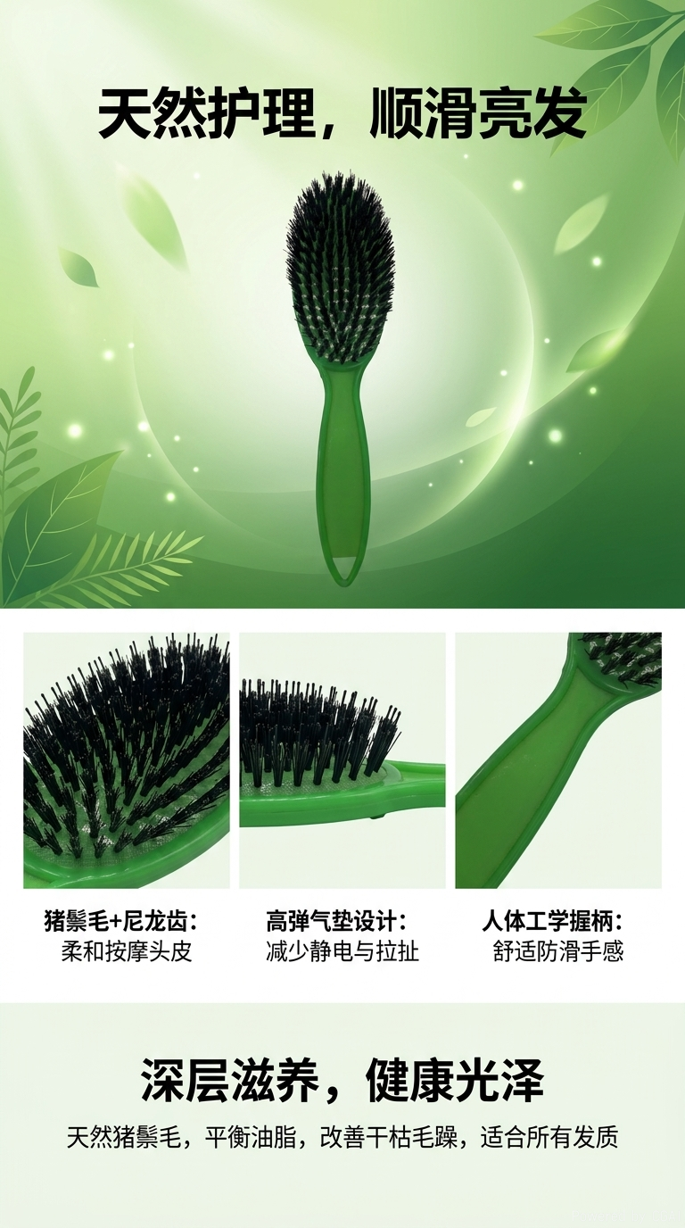 毛刷 天然护理 顺滑量发详情1