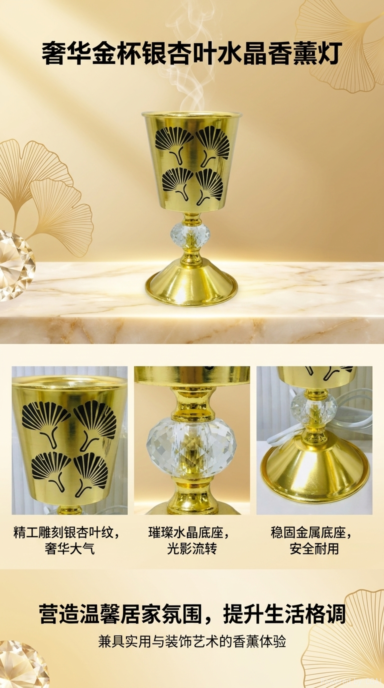香炉香薰机套装加湿器火焰壁炉自动香氛机153320604详情1