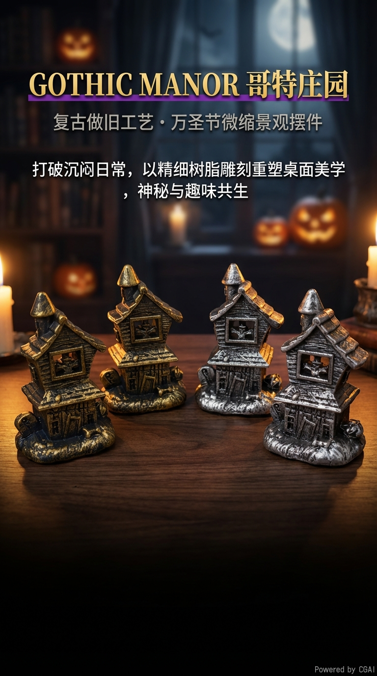 新款万圣节发光鬼屋详情1