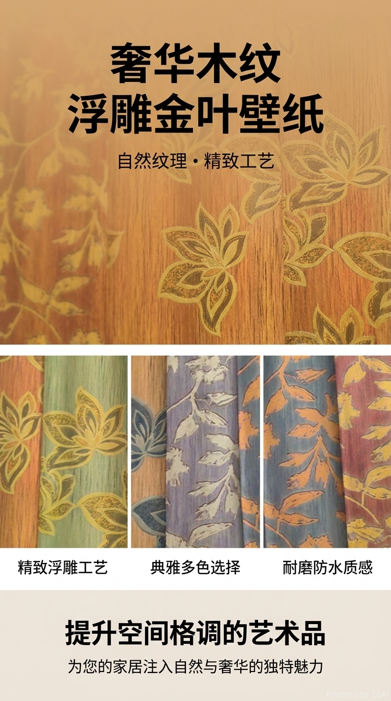 复古做旧60支贡缎布中式侘寂风花卉印花服装窗帘沙发面料批发详情1