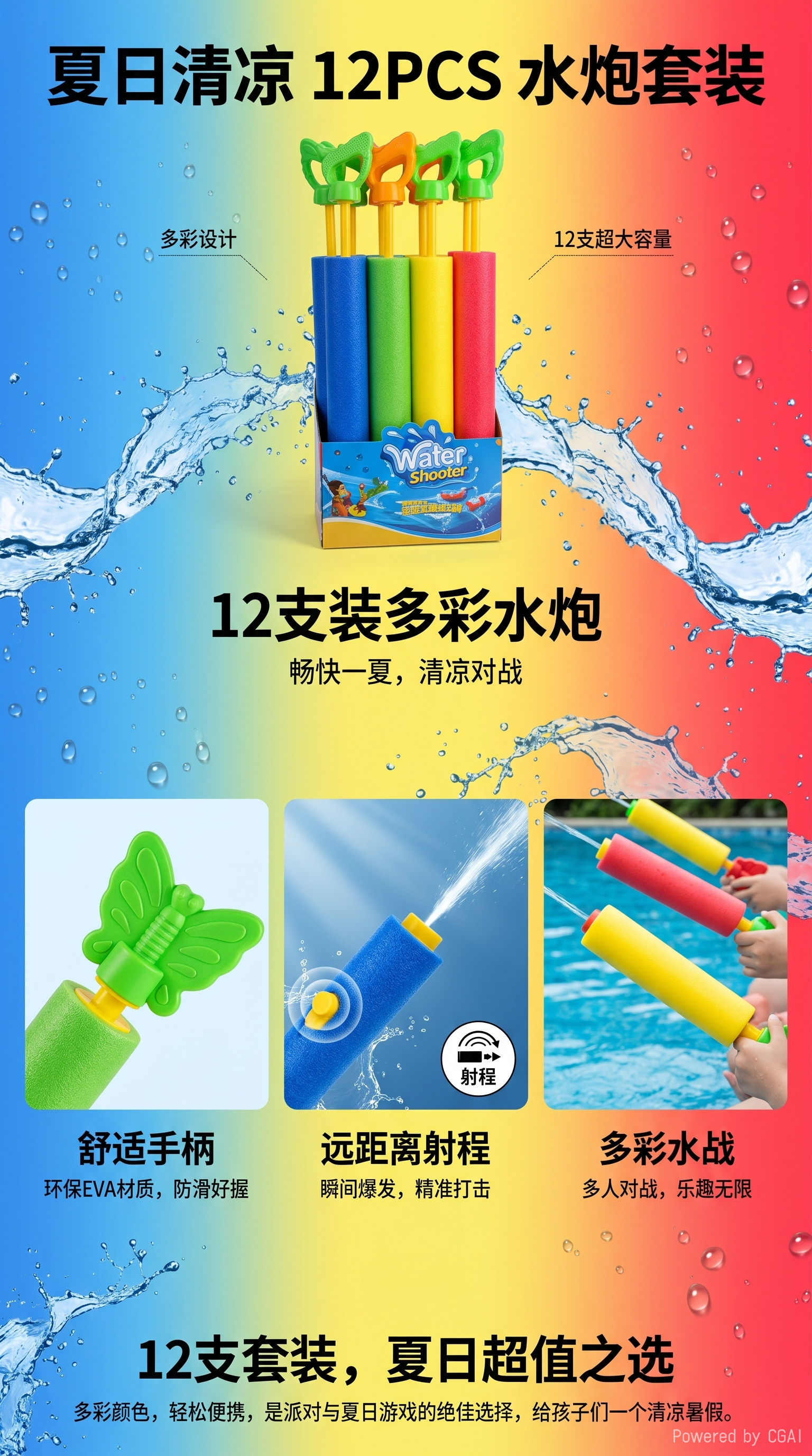 史丹利彩色透明中号吸管 塑料硬质吸管 一包多支详情1