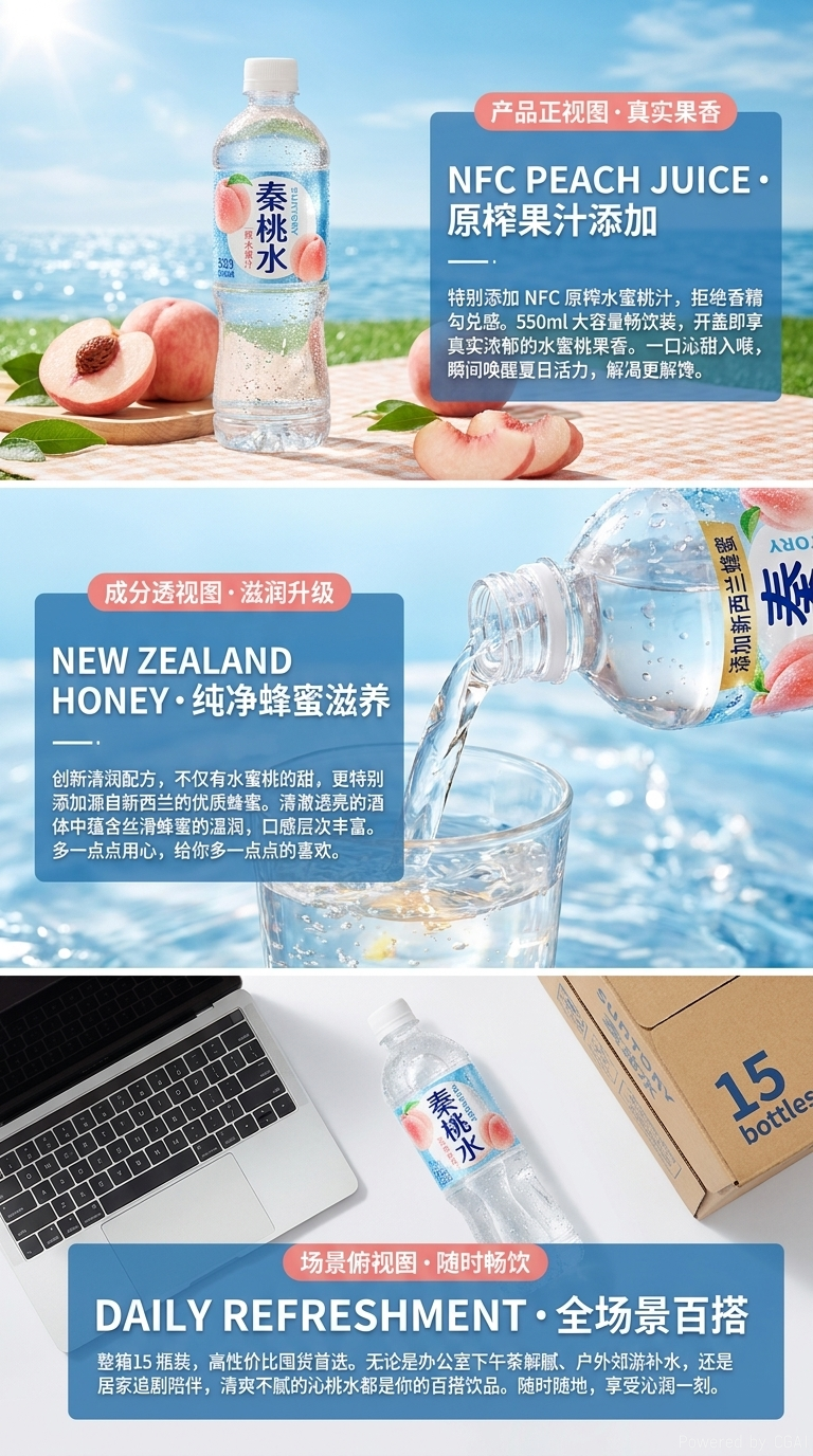 Free shipping! Suntory Peach Water 550ml Sweet and Refreshing, not greasy, exercise Hydration, Meal Relief, White Grape Juice Drink pic 2