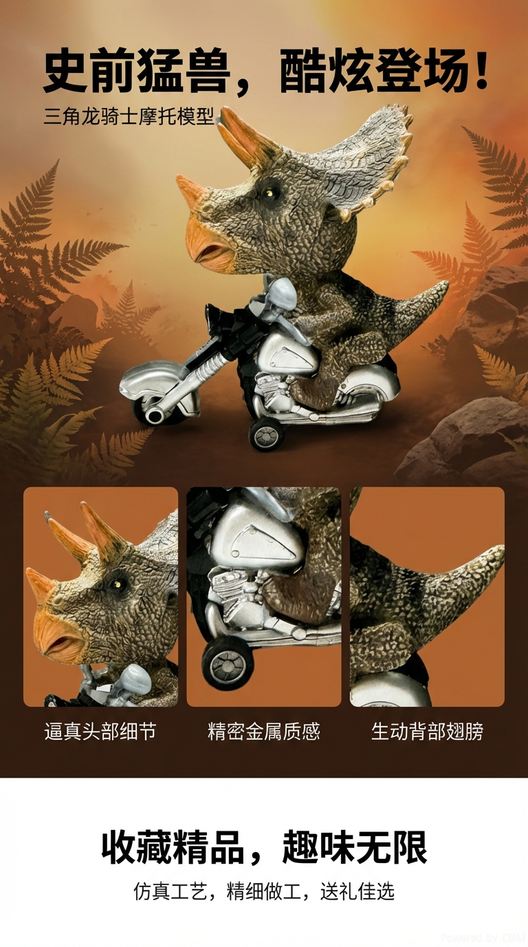 恐龙玩具膨胀款新款爆款儿童益智玩具恐龙模型适合男孩女孩趣味玩具详情1