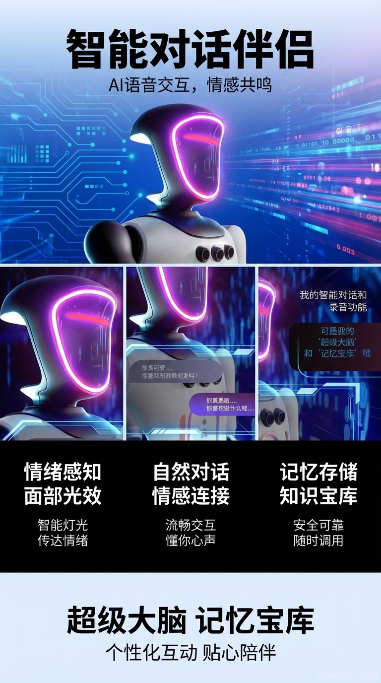 AI玩具协作机器人外骨骼机器人robot智能陪伴玩具详情1