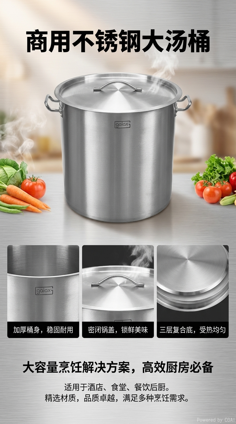 鸣音壶不锈钢水壶烧水壶铝义乌钢盆不锈钢蒸架不锈钢餐盘详情1