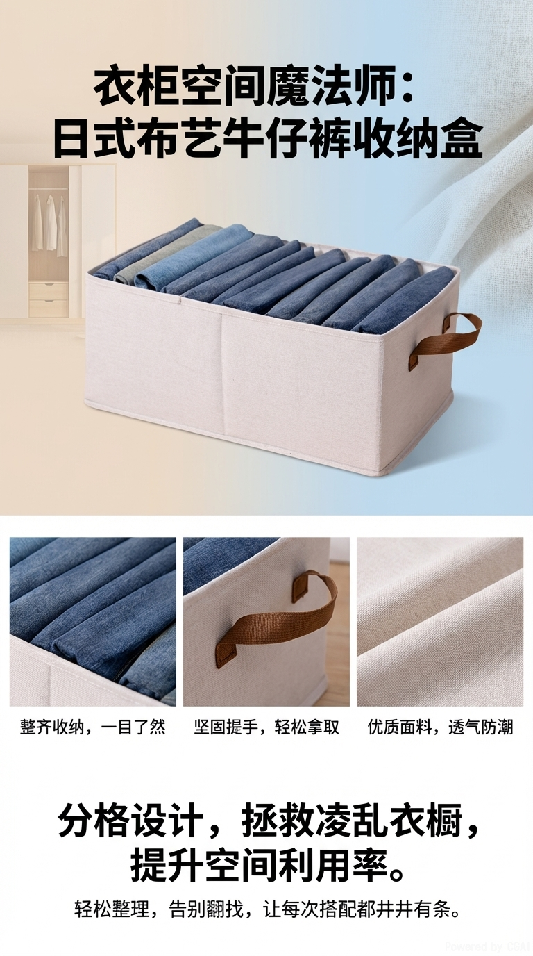 佳芬收纳盒内衣收纳整理盒防尘防潮详情1