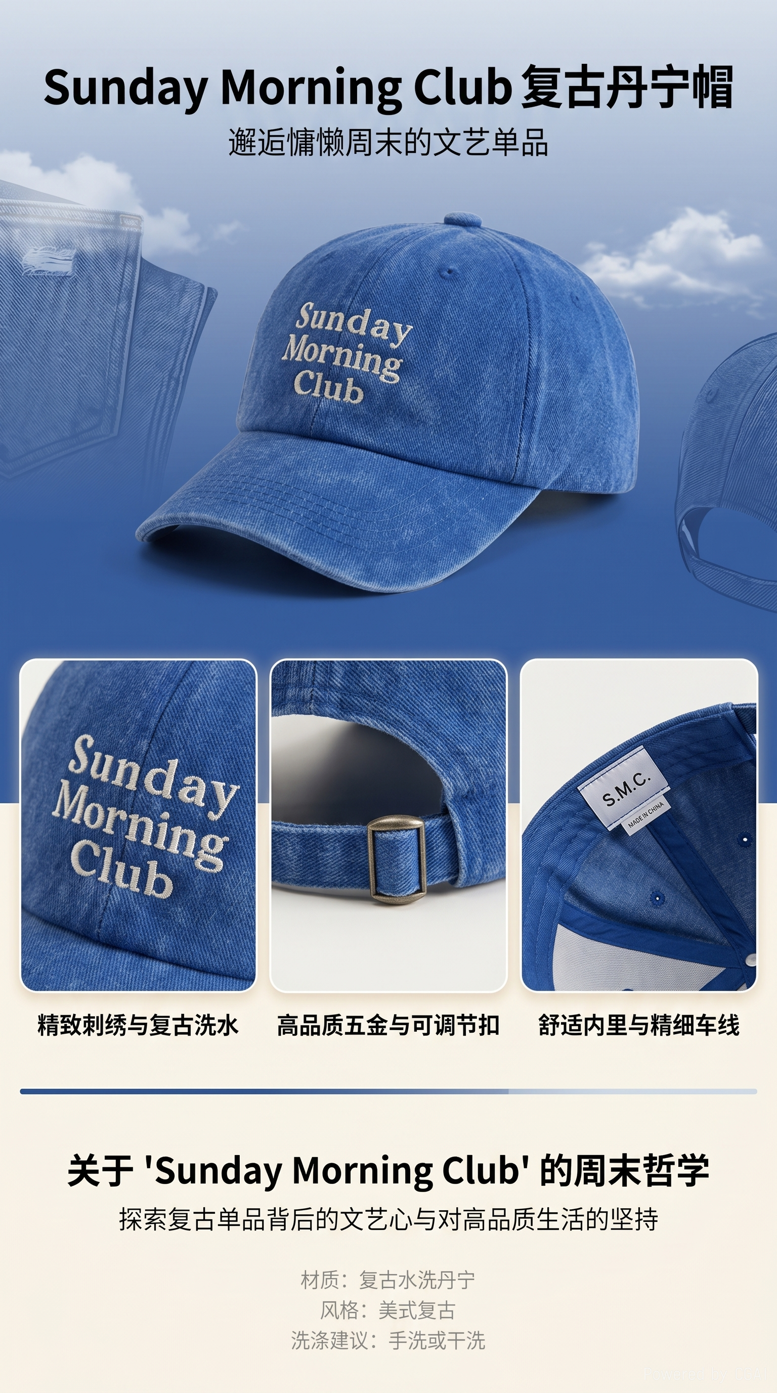 Gorra de béisbol azul adulto protector solar visera sombrero sombrero sombrero sombrero sombrero sombrero sombrero sombrero sombrero sombrero sombrero sombrero sombrero diseño pic 1