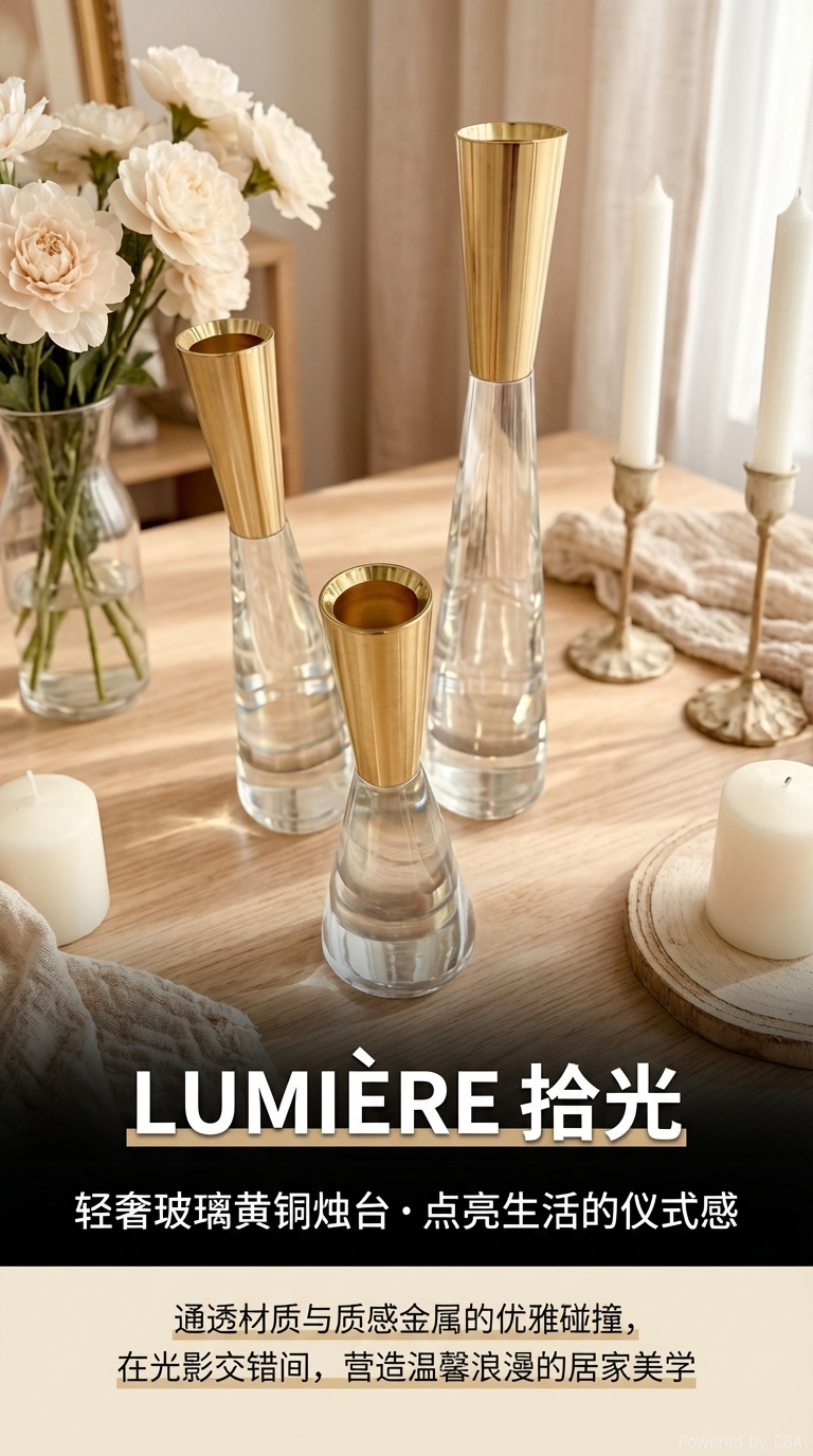 Candlestick home essentials, candlestick handicrafts pic 3