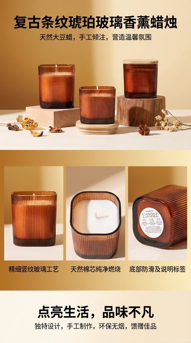 香薰蜡烛工具套装香薰扩香瓶车载硅胶蜡烛模详情2