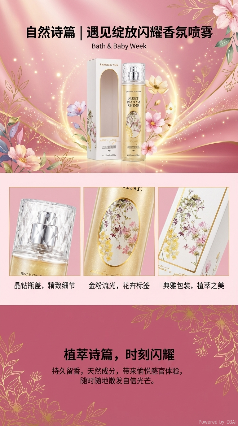 Bath&Baby Week MEET BLOOM SHINE 香水喷雾其他香水详情1