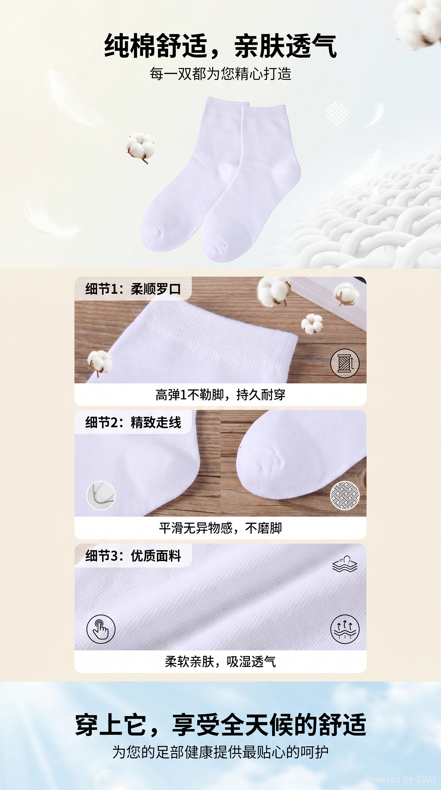 广东信达祙业运动休闲棉袜男女长款潮流袜子103741190详情1