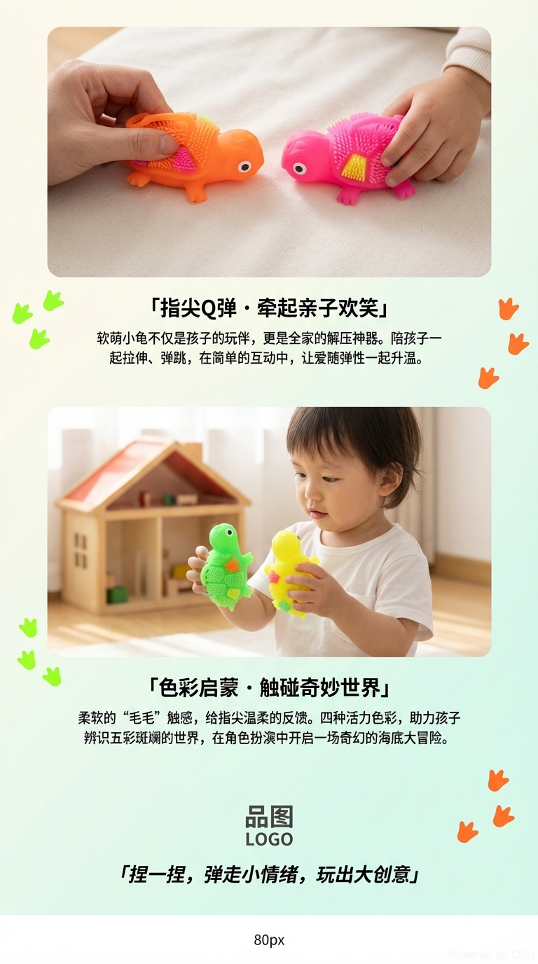 Children's squeezing toy magic tool - long-haired turtle bestseller factory direct sales pic 3