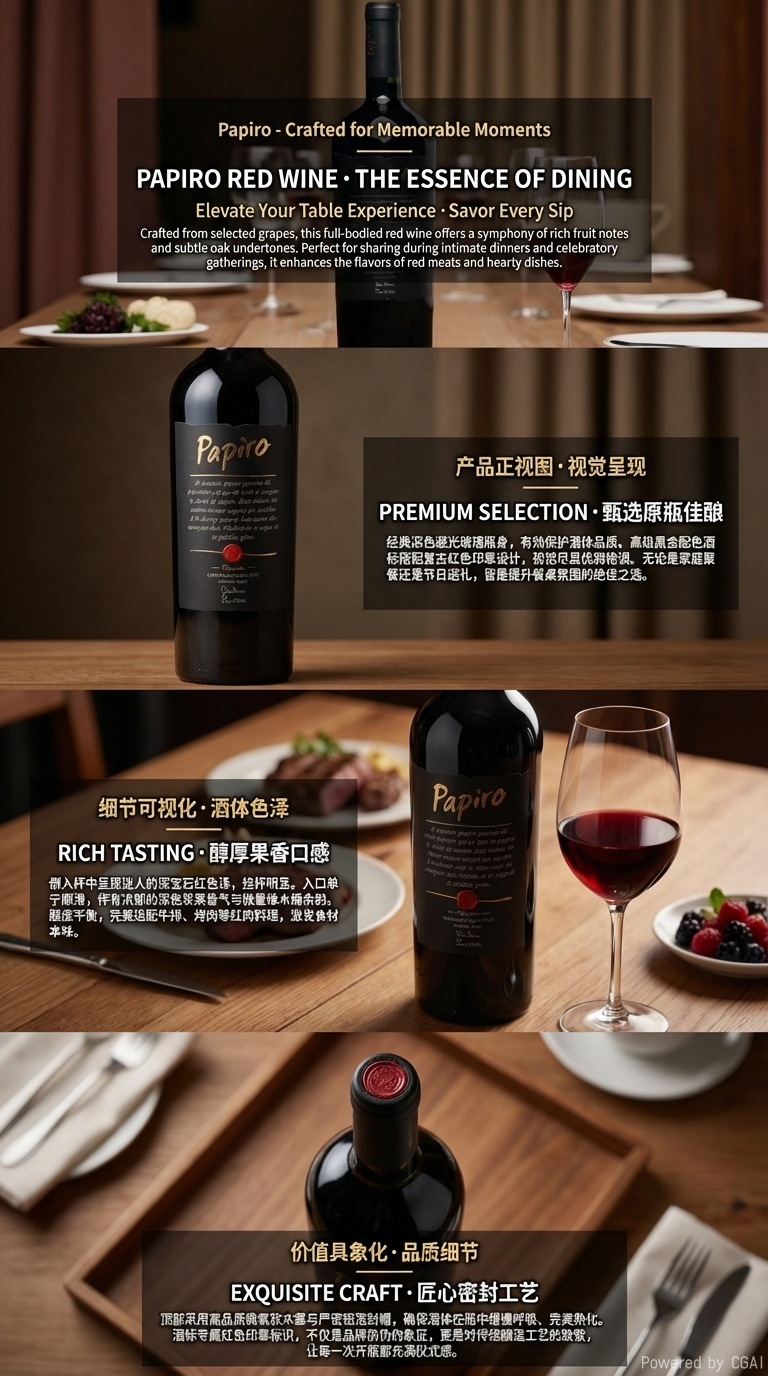 智力帕比诺珍藏赤霞珠干红葡萄酒750ML 02162534021详情2