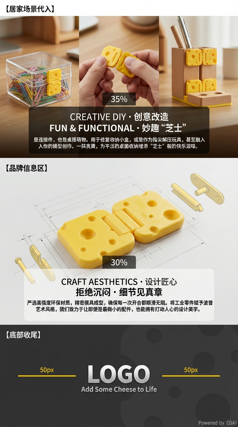 Yellow cheese-shaped plastic hinges, main body hinges, hinges, hardware hinges, toilet door hinges, straight arm handles, door handles pic 3