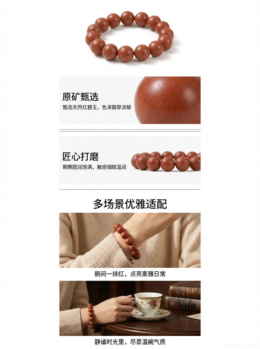 Ancient-style handcrafted incense bead bracelet, natural medicinal incense beads, intangible cultural heritage craftsmanship, fragrant, health-preserving and sleep-aiding cultural and creative gifts pic 3