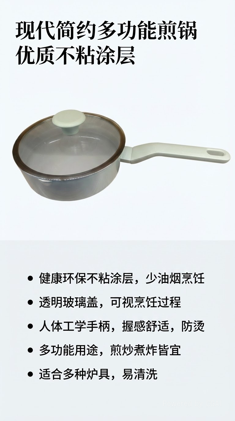 Corea original importado cocina contraseña antiadherente olla monomango cream pan fry pic 1
