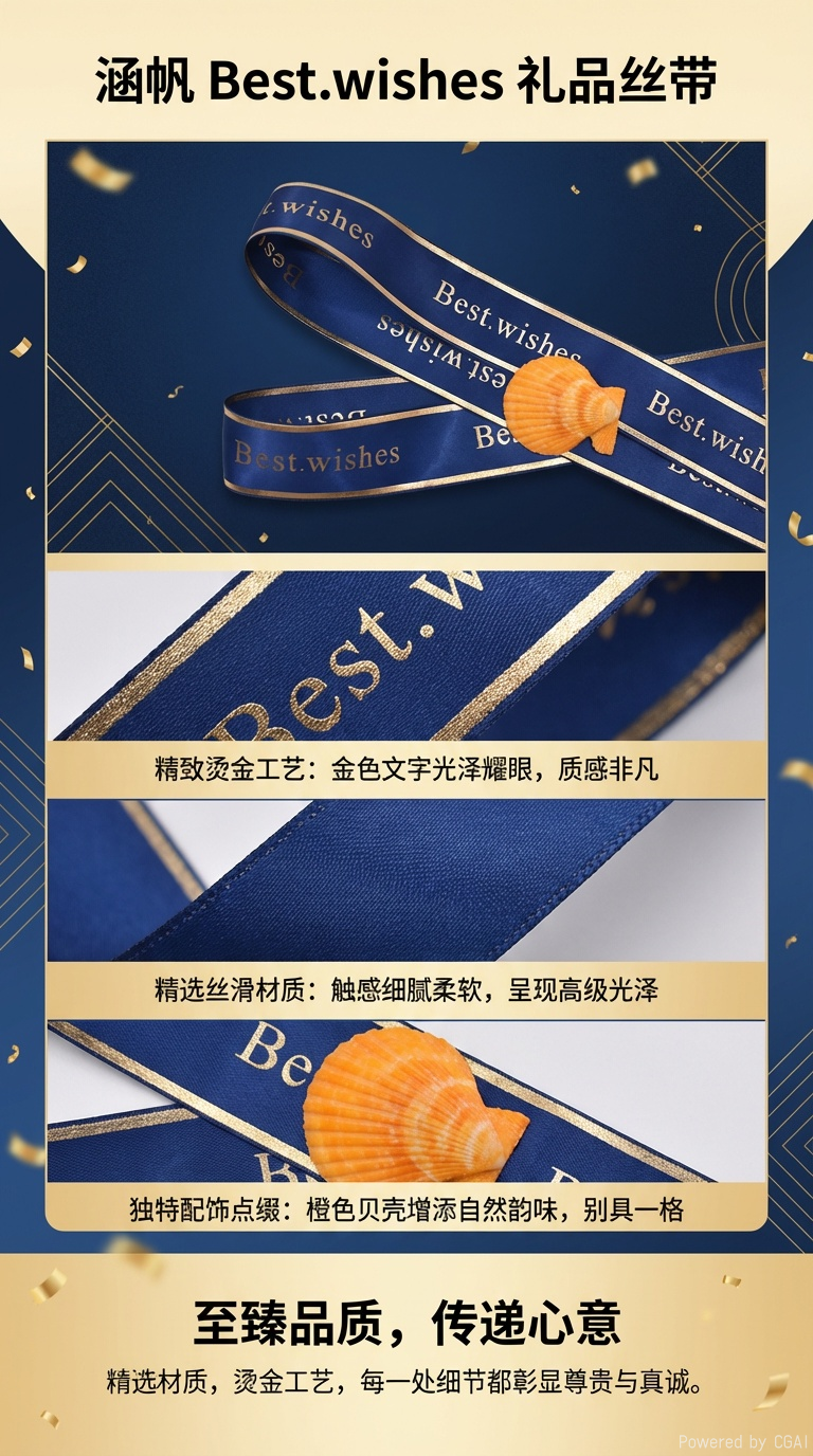 【 Fast Delivery 】25mm encrypted polyester tape, custom printed gold-embossed ribbon, logo printed ribbon, Christmas ribbon pic 1
