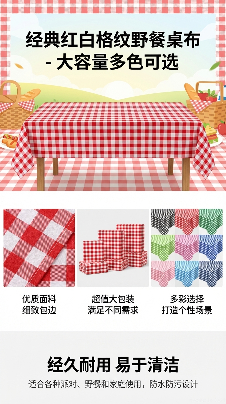 纯色桌布透明桌垫pvc加无纺布底蕾丝台布餐桌布艺详情1
