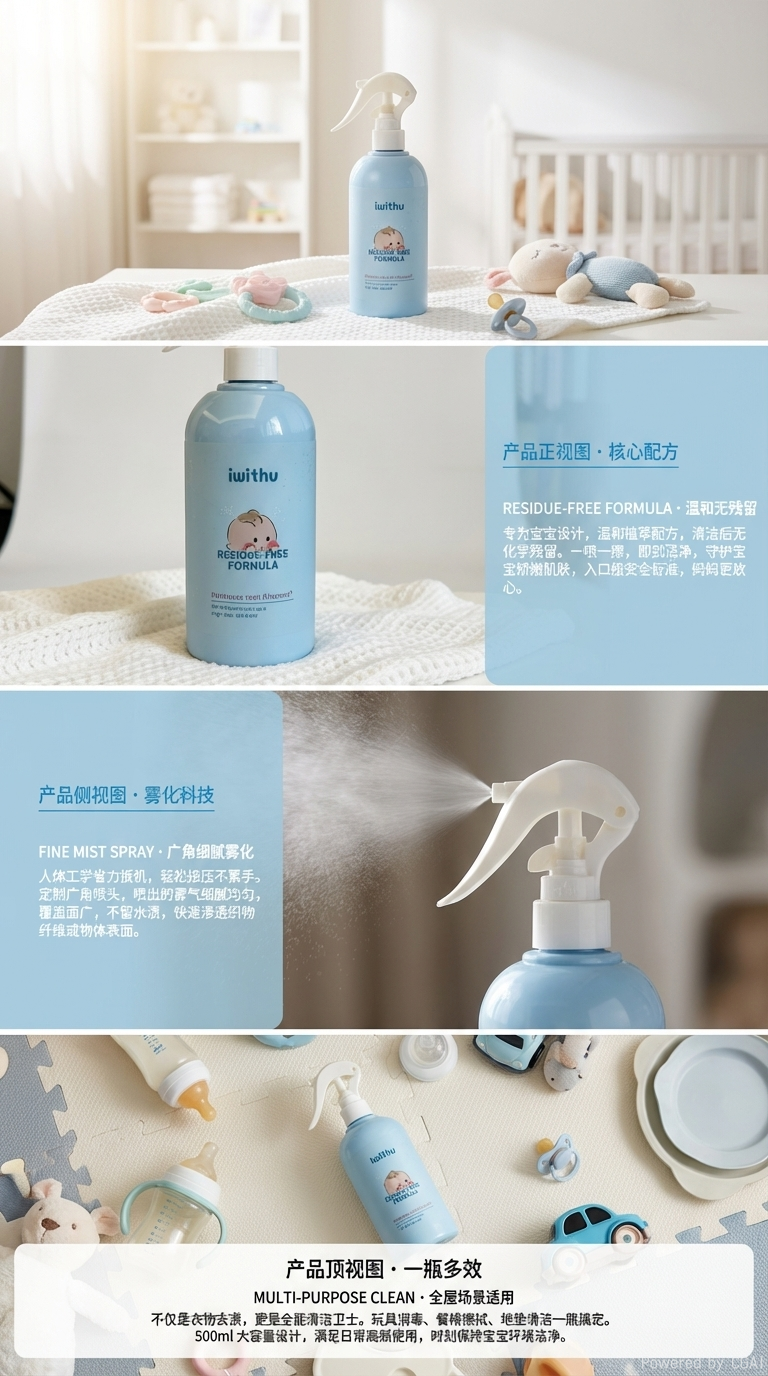 日化用品加工定制生产代工服务工厂直销果蔬清洁液详情2