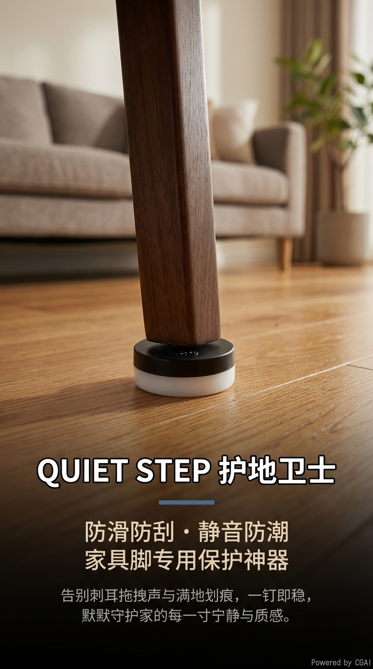 防滑防刮静音防潮家具脚保护神器家具脚保护垫详情1