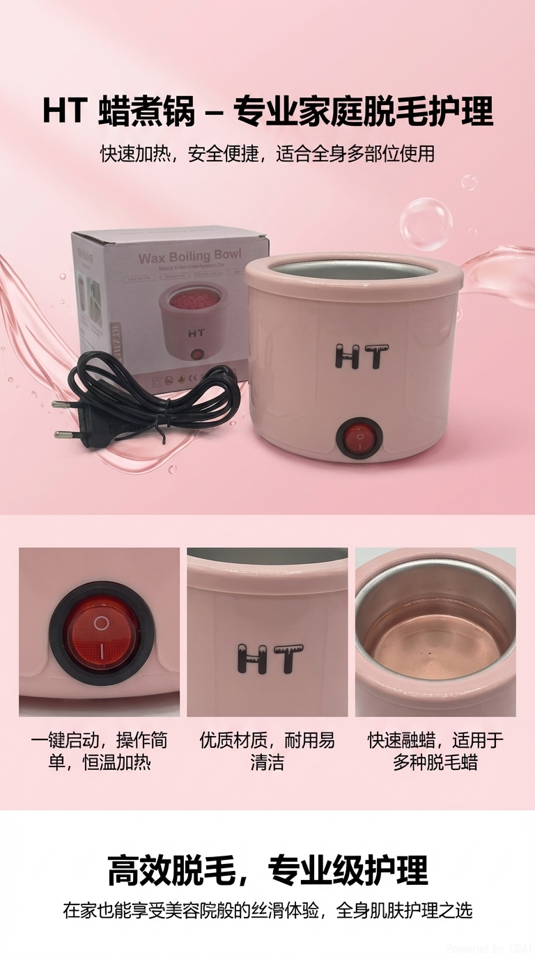 脱毛蜡疗机融蜡锅 身体护理蜡豆机加热器家用调温蜡疗机详情1