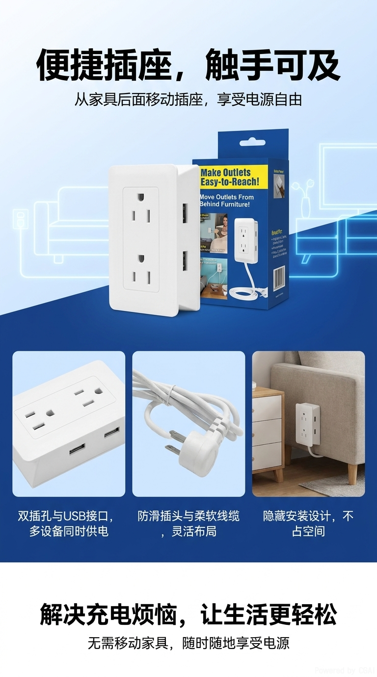 British standard power adapter power strip quality rail power adapter 180g pic 1