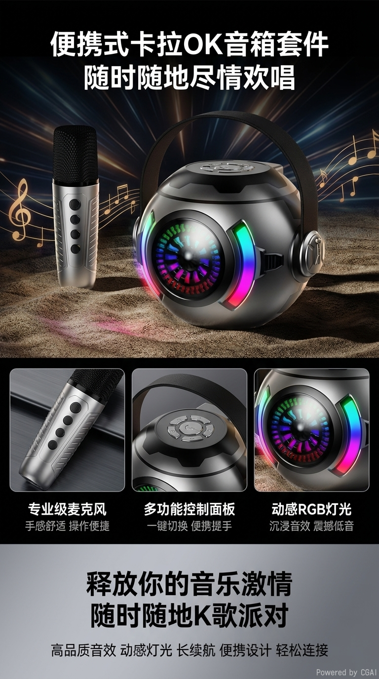 2026新款KTV蓝牙音响 【量大面议】详情1