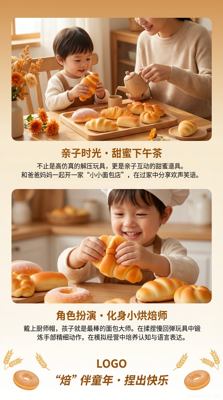 仿真面包pu慢回弹法棍蛋糕摆件烘焙摄影道具批发详情3