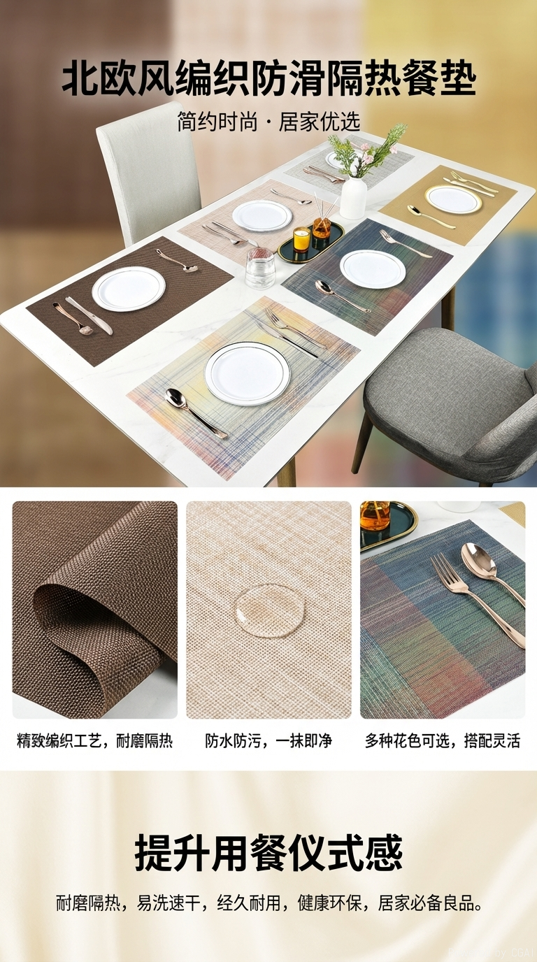 多功能折叠不锈钢餐桌 可伸缩家用客厅办公桌详情1