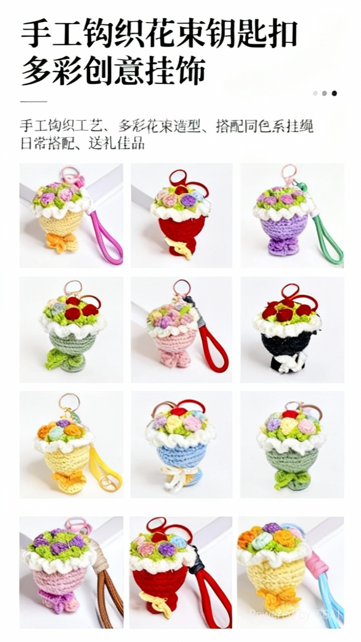 Finished wool flower bouquets, sunflower decorative bouquets pic 1