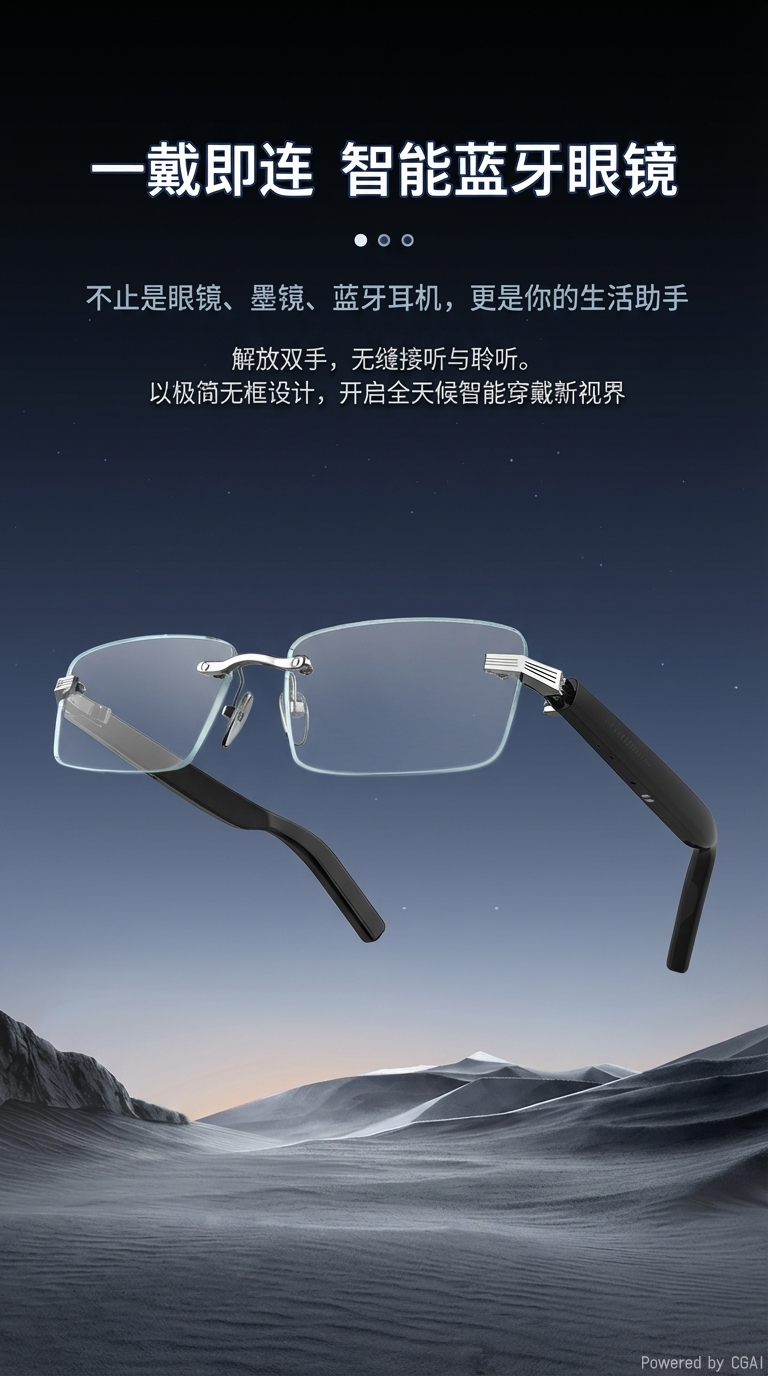 AI智能运动眼镜AIMB G1 运动护目镜 智能显示 高清透光 时尚轻便详情1