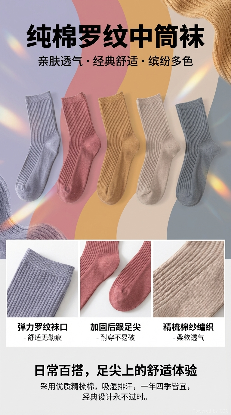 Calcetines de colores niños espesados calcetines calientes calcetines casuales diarios pic 1