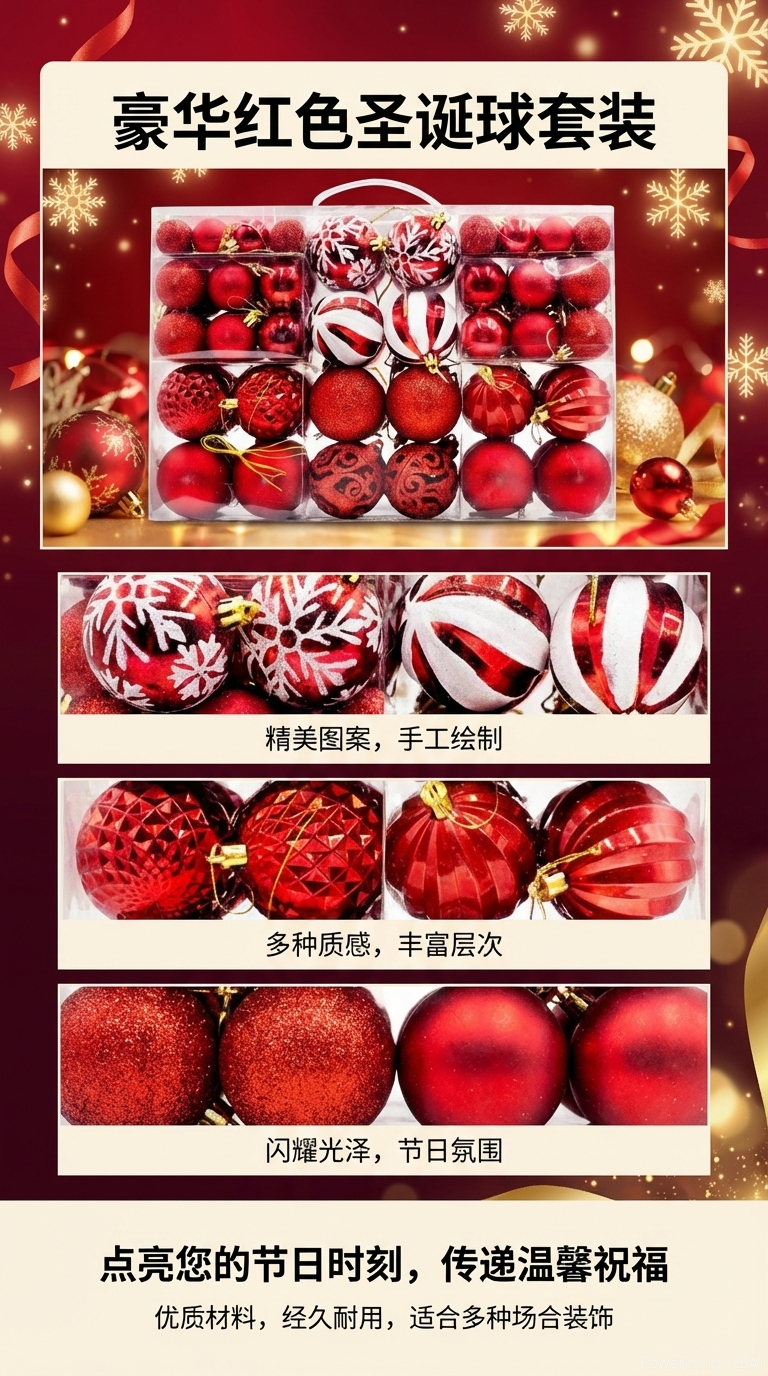 Christmas electric Santa Claus decorative ball, Christmas wreath, bow gift box, Christmas supplies pic 1