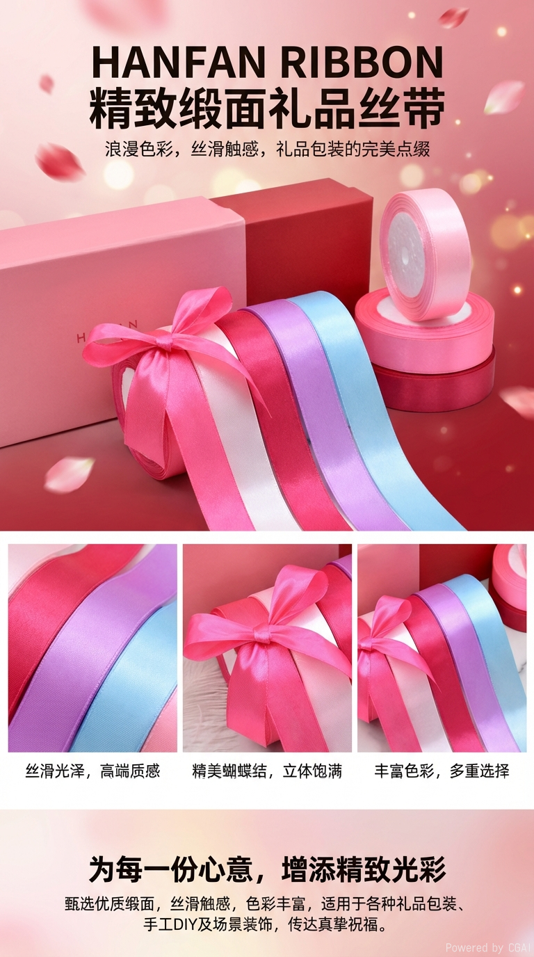 Colorful ribbons decorate gift boxes, souvenir packaging boxes, gift box packaging, exquisite and creative gift bags pic 1