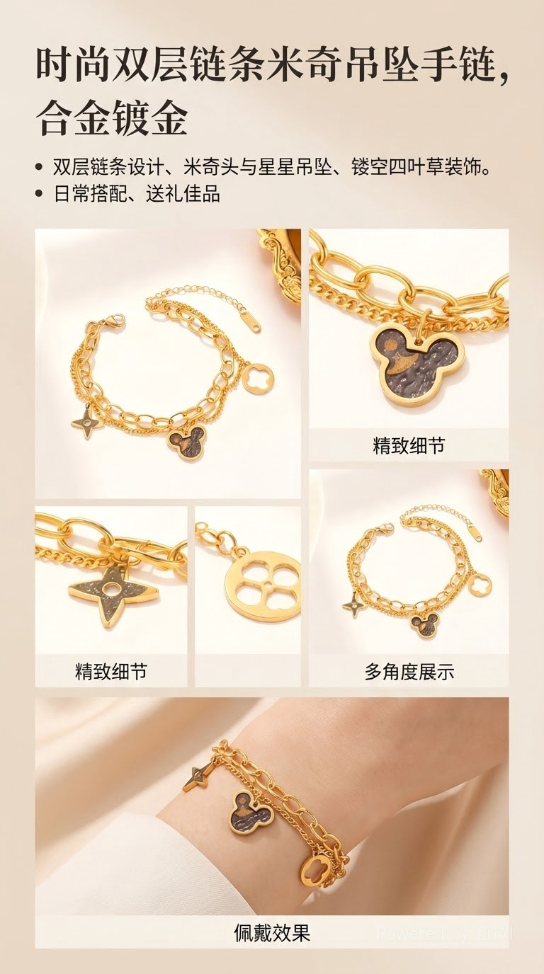 超闪吸睛满钻大蝴蝶结装饰时尚夸张发饰配件手工DIY水钻蝴蝶结详情1