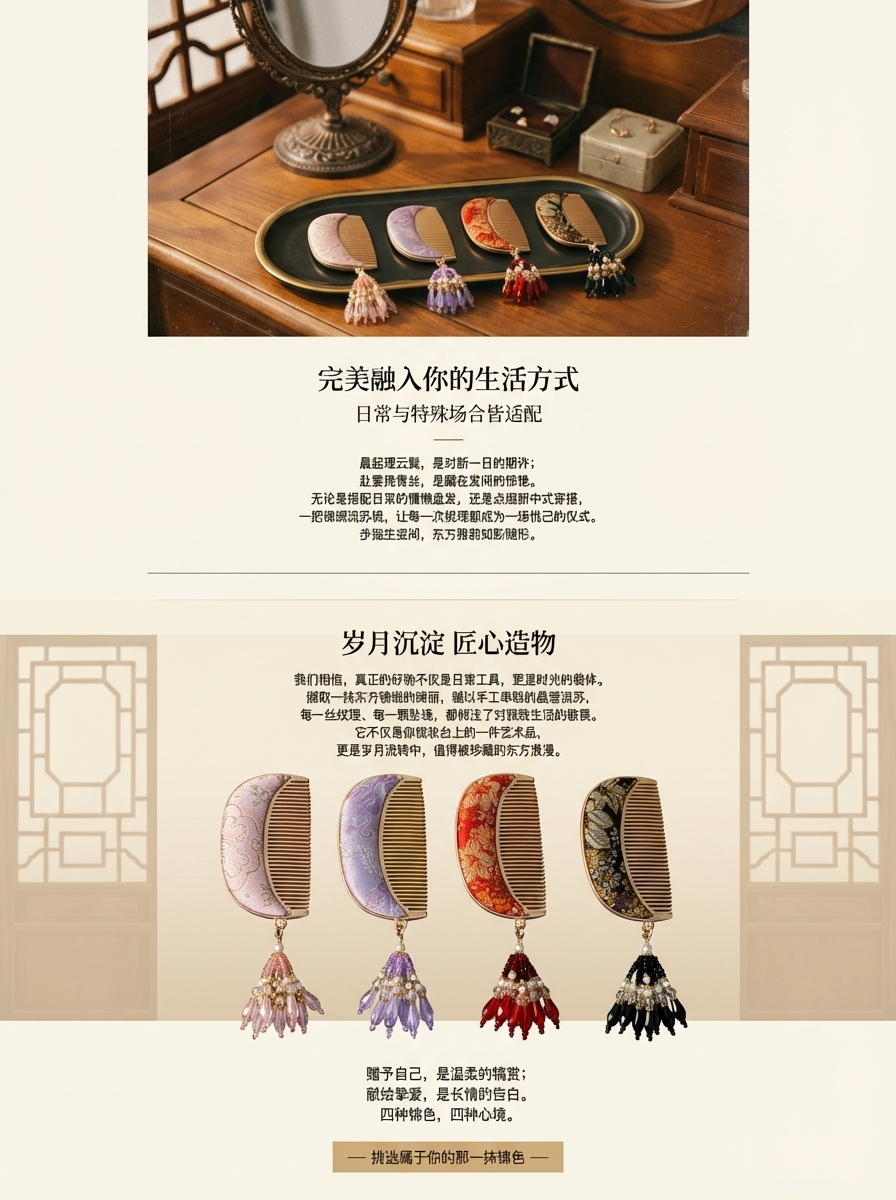 Wedding national trend hair accessories, combs, combs, hair accessories and headwear pic 3