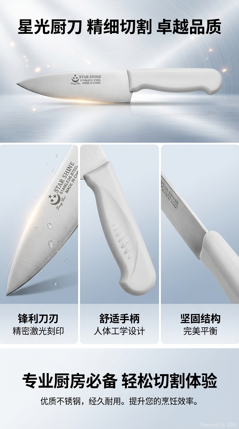 日本尾單304不锈钢厨用刀水果刀厨房刀木柄防锈锋利耐用131654387132936318详情1