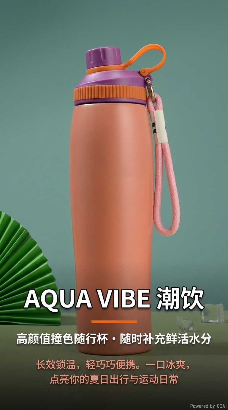 304 Thermos Flask Bottle Custom 650ML Vacuum Travel Bottle详情1