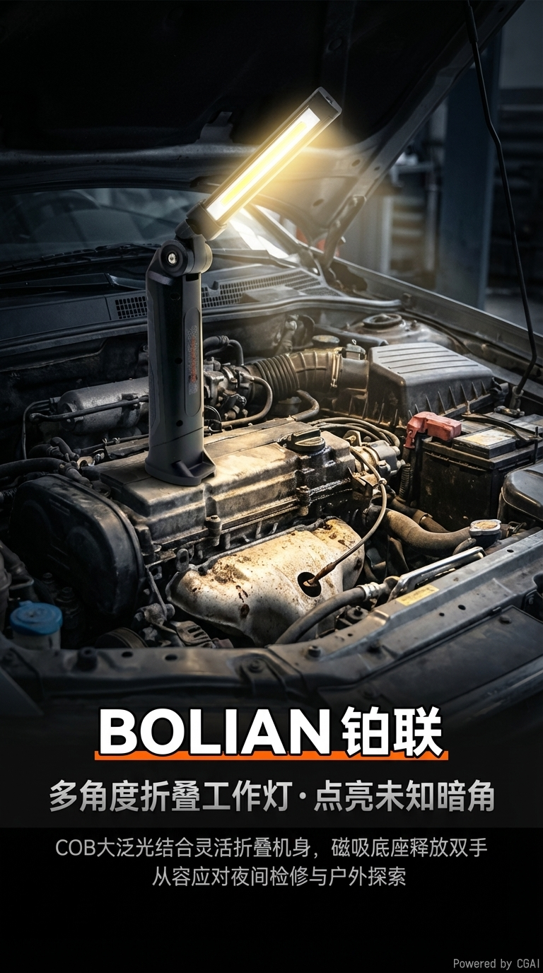 BOLIAN 锂电灯具 折叠灯 F001 超长续航 强光详情1
