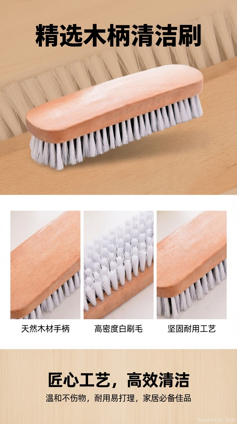 加长软丝PP丝皮鞋刷皮衣刷 各类皮革清洁养护刷子111512547详情1