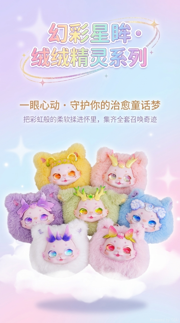 DUMIA森野星漫可动毛绒盲盒娃娃幻想生物手办潮玩可爱女生礼物详情1