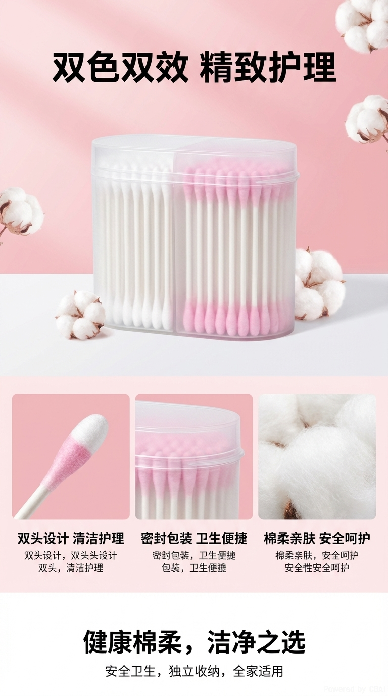 棉签棉棒棉包碘伏化妆棉签酒精消毒棉片碘伏棉签棒卷纸卫生纸142055870详情1