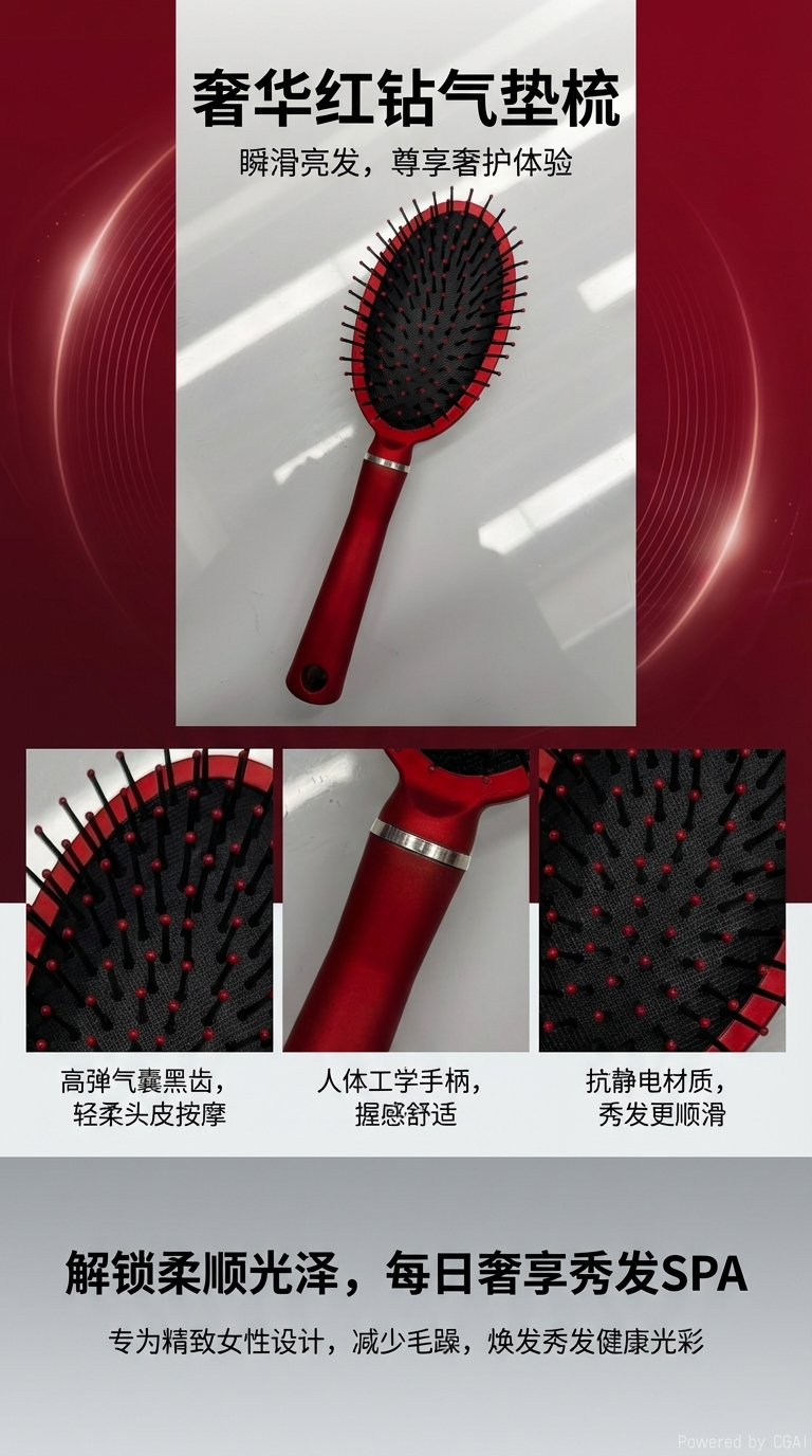 气囊洗头梳子美发梳柔顺护发透气按摩外贸跨境批发新款135108059详情1