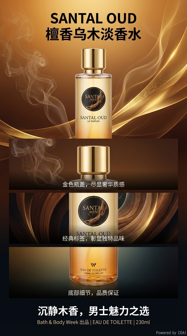 香水瓶 Santal Oud Le Parfum 香水瓶 男士女士通用装详情1