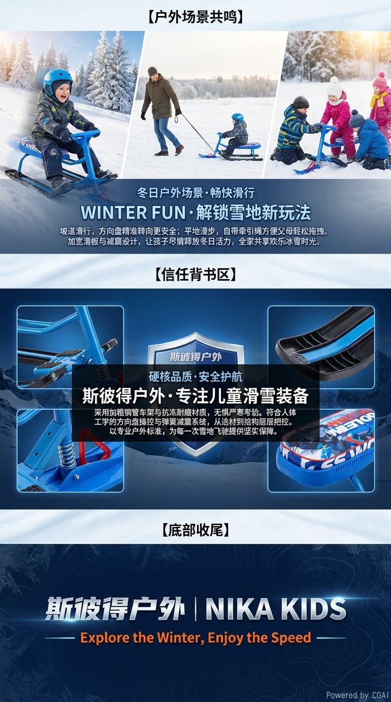 雪橇 滑雪圈 滑雪板  雪地用品  雪圈详情10