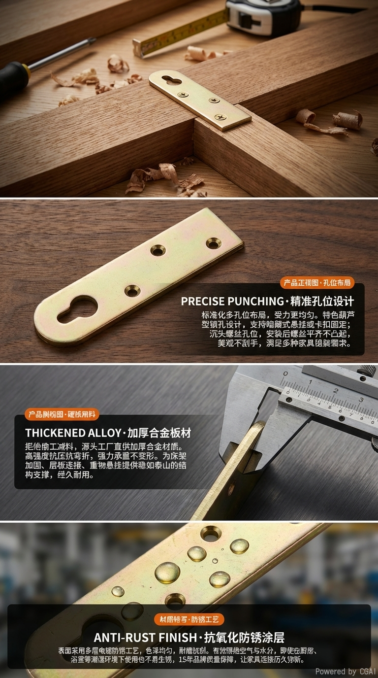 黑色钢壁钉带锁孔铁片高碳钉吊顶一体钉搓丝钉铁钉普通钉详情2